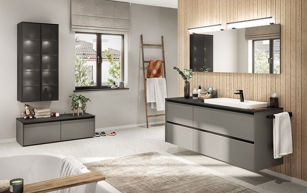 Foto Badezimmer grün