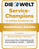 Logo "Die Welt" Service-Champion Musterhaus küchen