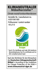 Klimaneutraler Hersteller Label