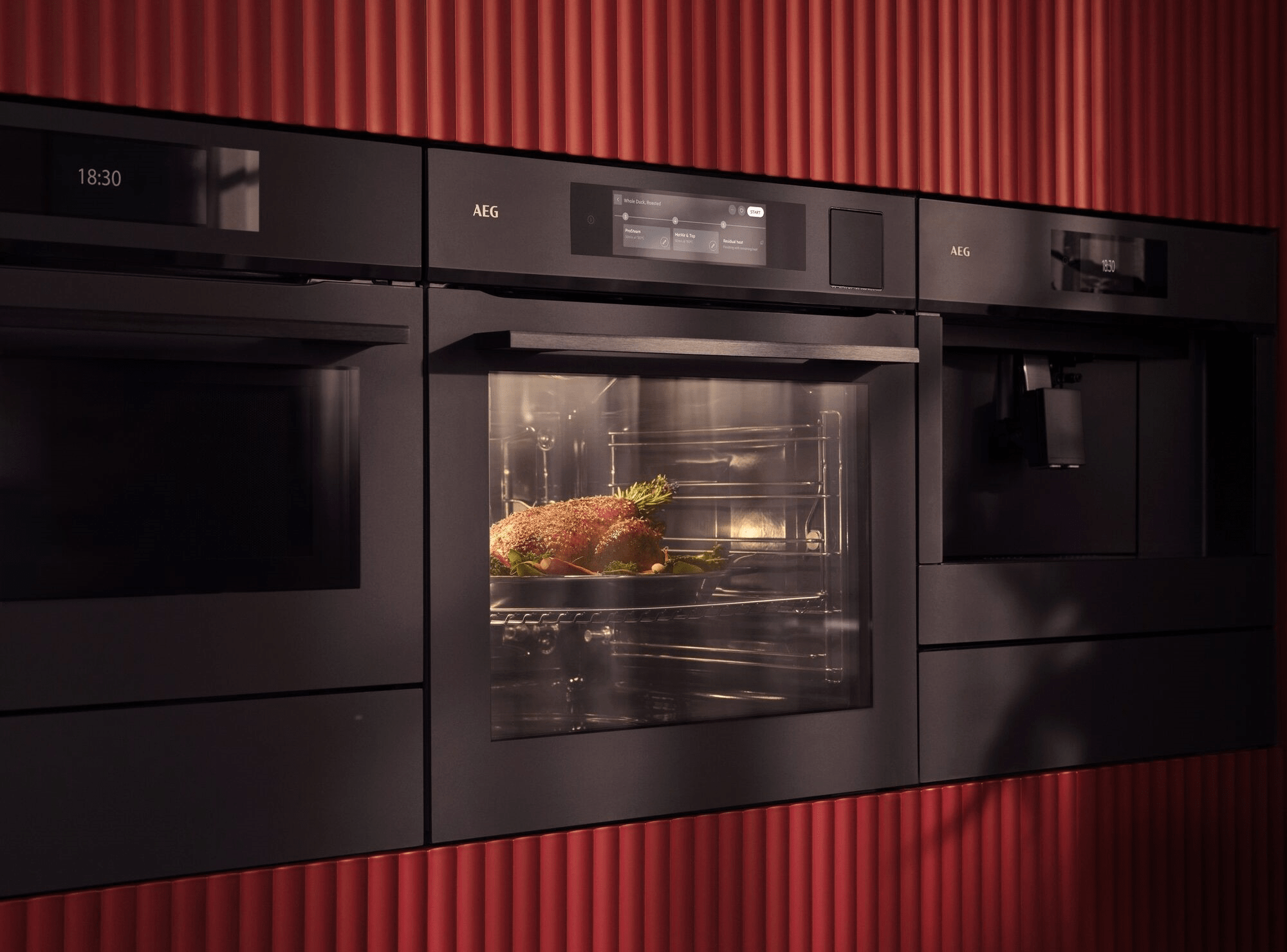 Backofen von AEG in Schrankwand