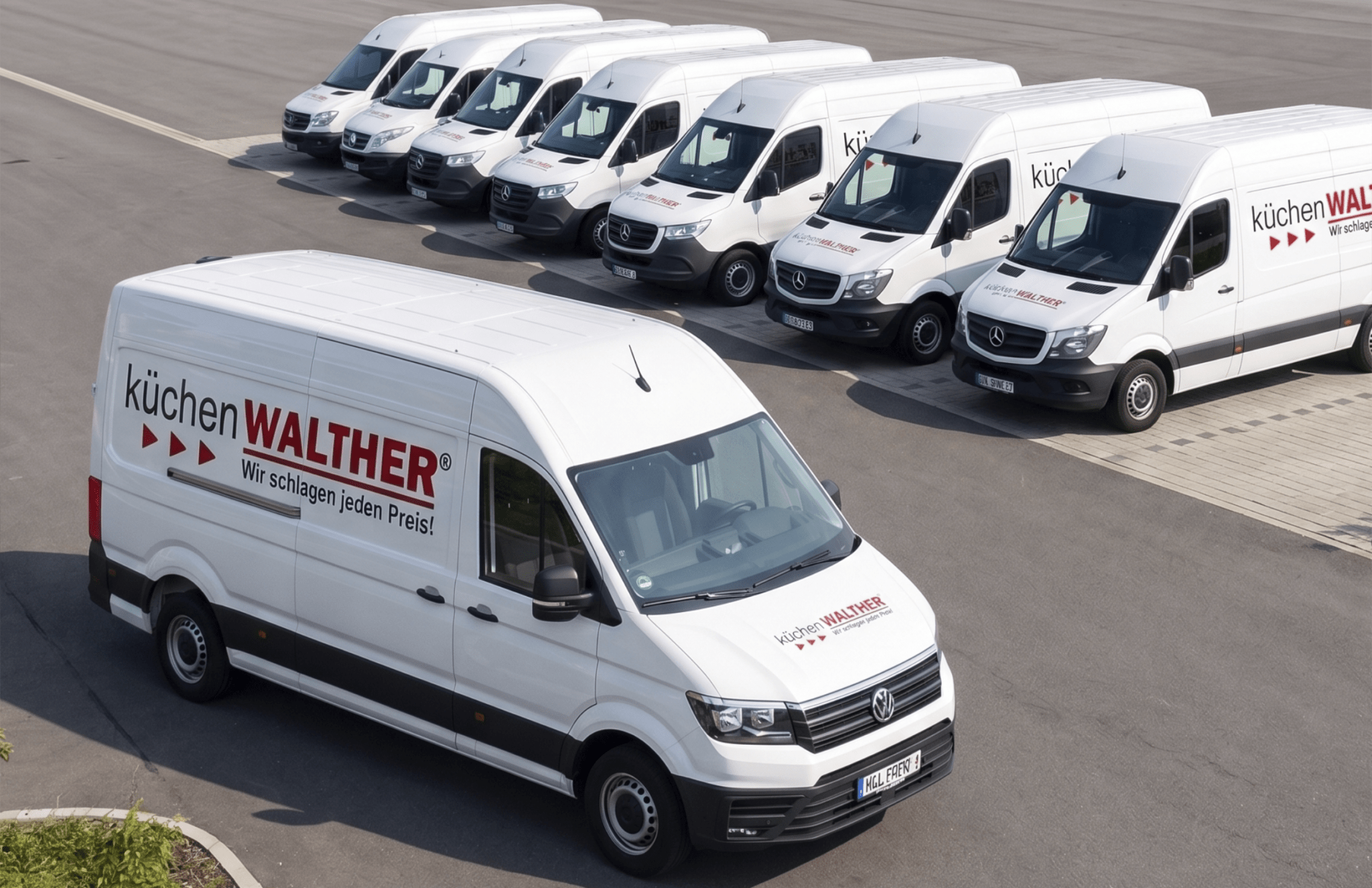 Küchen WALTHER Transporterflotte