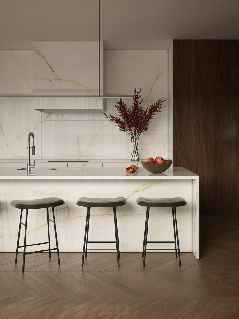 quarz arbeitsplatte von laminam